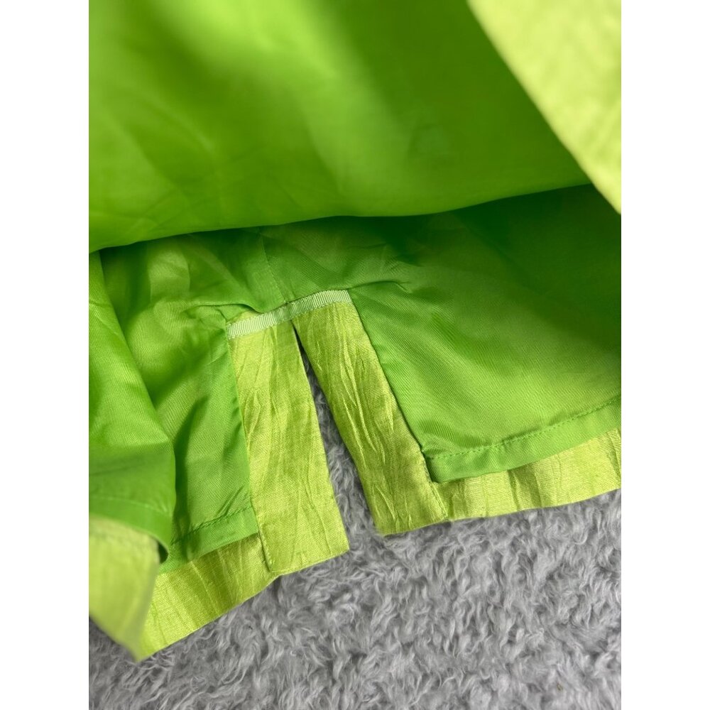 Tracy Reese Jasmine Green Peplum Bustier Dress NWT Size 6 Linen Blend Womens - Picture 12 of 16